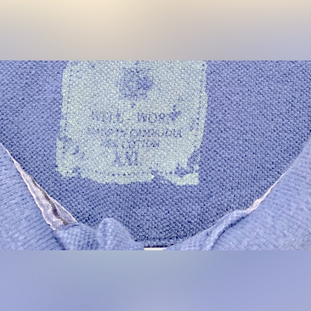 (T02) Ruff Hewn Men’s Collared 2 Button Pullover, SZ 2XL, Blue Wash - Picture 3 of 5